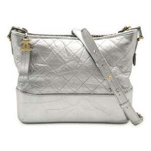 CHANEL Silver Shoulder Bag